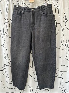 H&M High Waisted Barrel Jean